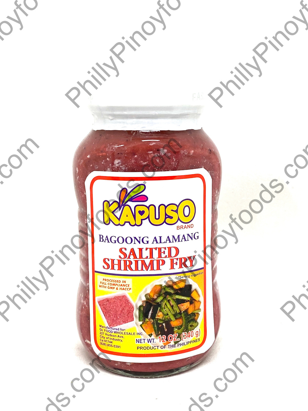 Kapuso Bagoong Alamang Salted Shrimp Fry 12oz (340g)